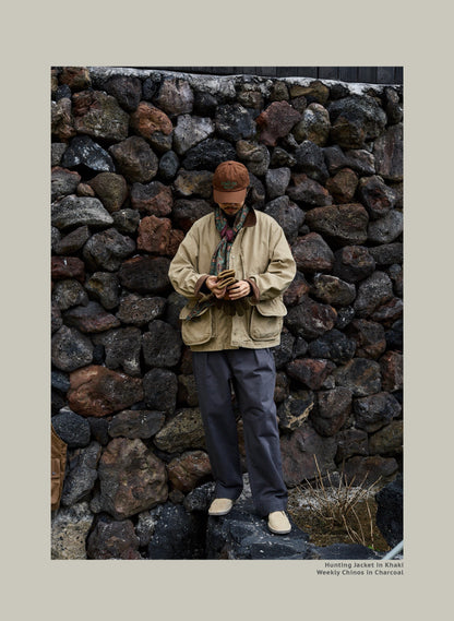 FW25 USAGE Hunting Jacket - Yamalin Heavy Year Washed Cotton Barn Hunting Silhouette Jacket