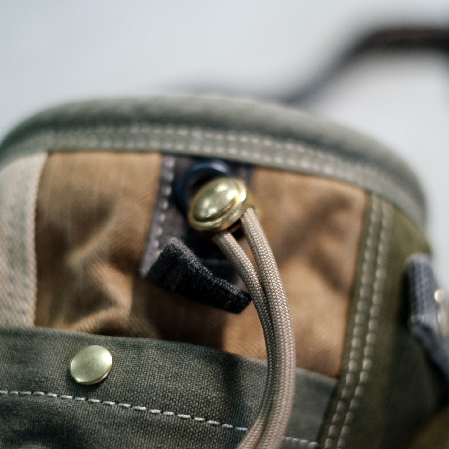 Heavy Military Canvas Patchwork Bucket Bag – Handmade Vintage Crossbody Shoulder Bag | Japanese vintage | yamalin clothes | Yamalinclothes