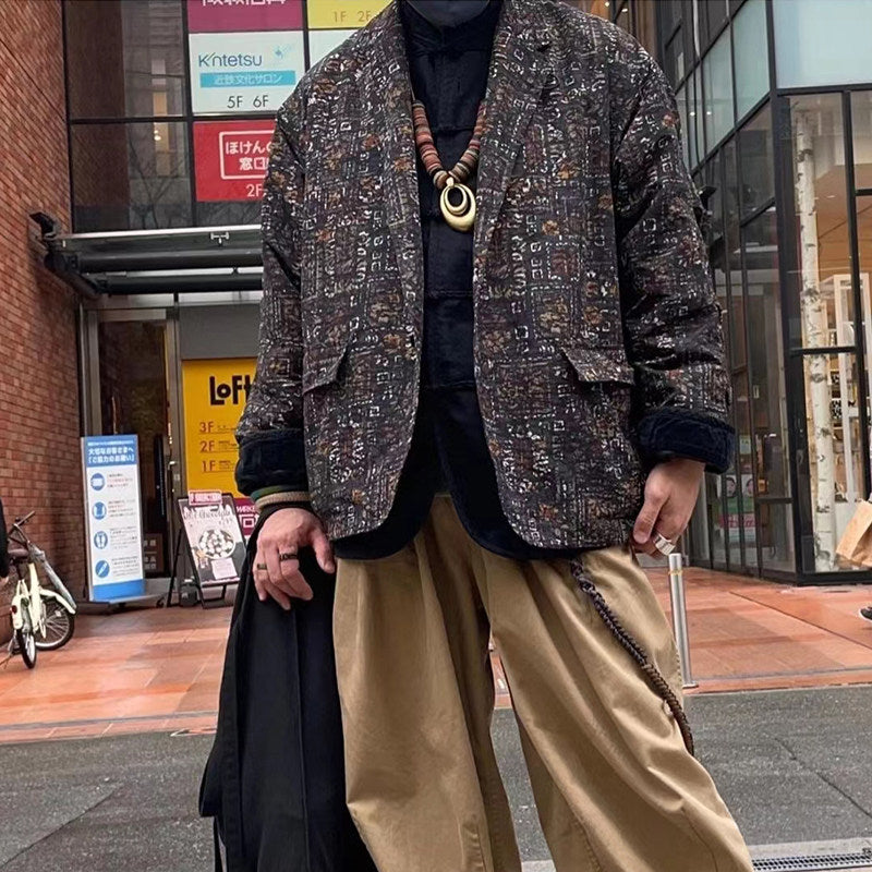 Japanese Cityboy Oversized Unisex Suit Blazer – Relaxed Casual Streetwear Jacket – Japanese vintage | yamalin clothes | Yamalinclothes