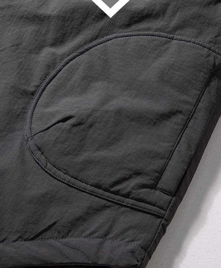 Quilted Lapel Jacket – Windproof Waterproof Oversized Unisex Cotton Padded Coat