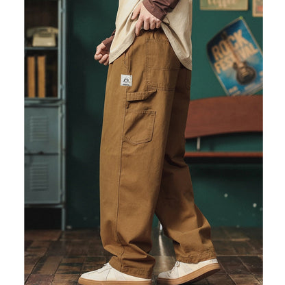 Japanese Functional Cargo Pants – Loose Straight Summer Slacks for Men – Japanese vintage | yamalin clothes | Yamalinclothes