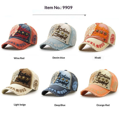 Yangguan Denim Baseball Cap - Pure Cotton Vintage Duckbill Hat (Unisex) – cap | japanese streetwear | vintage workwear | unisex | Yamalinclothes