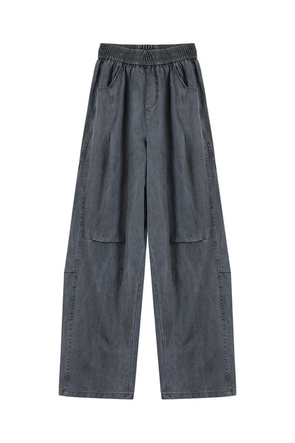Cotton Utility Pants – Washed Finish & Panel Seams | Yamalinclothes