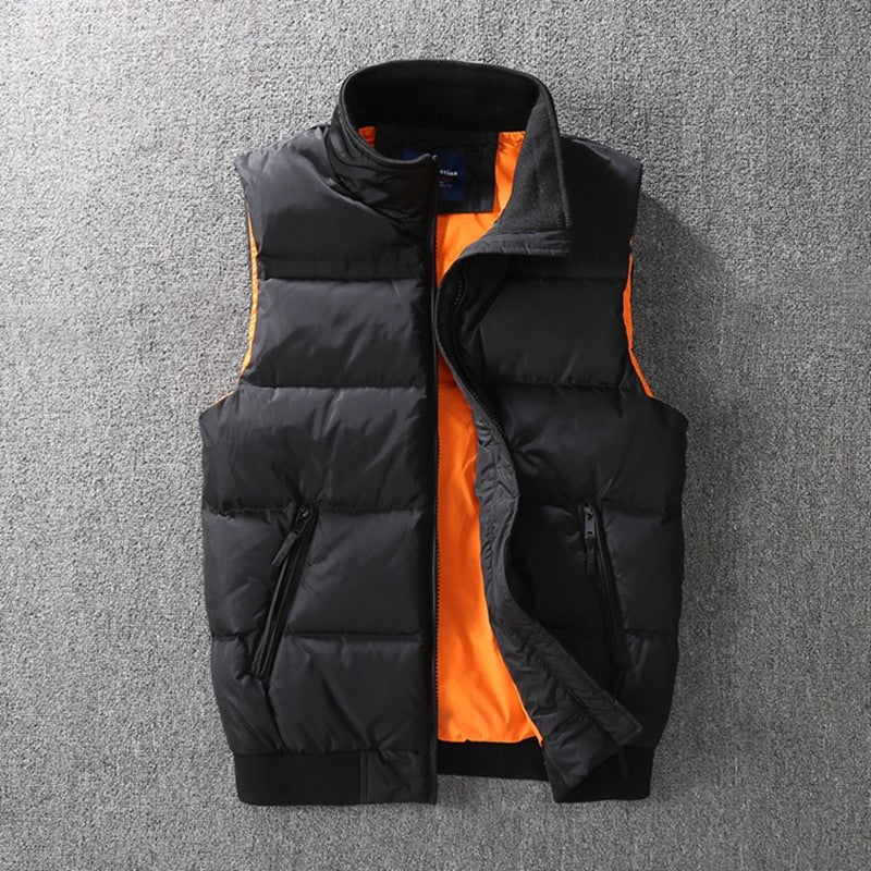 Camouflage Padded Down Vest – Thickened Warm Sleeveless Workwear Unisex – Vests | japanese streetwear | vintage workwear | unisex | Yamalinclothes