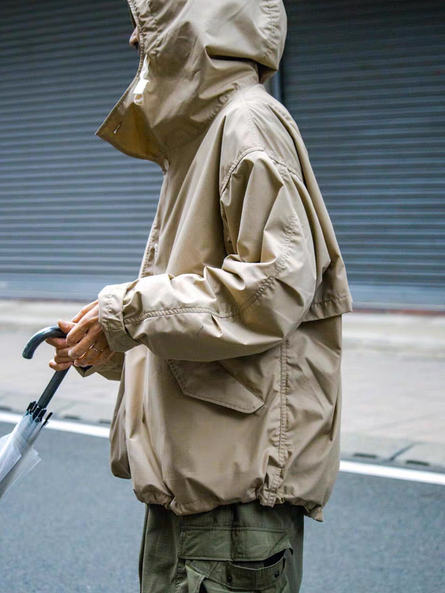 Japanese Outdoor Hooded Windbreaker Jacket – Lightweight Waterproof Unisex Streetwear – Japanese vintage | yamalin clothes | Yamalinclothes