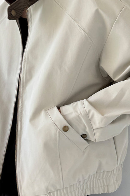 Patchwork Stand-Collar Cargo Jacket – Adjustable Lapel Oversized – Japanese vintage | fall outfits 2026 | fall winter outfits | classy winter outfits | lazy comfy outfits | japanese streetwear | vintage workwear | yamalin clothes | Yamalinclothes