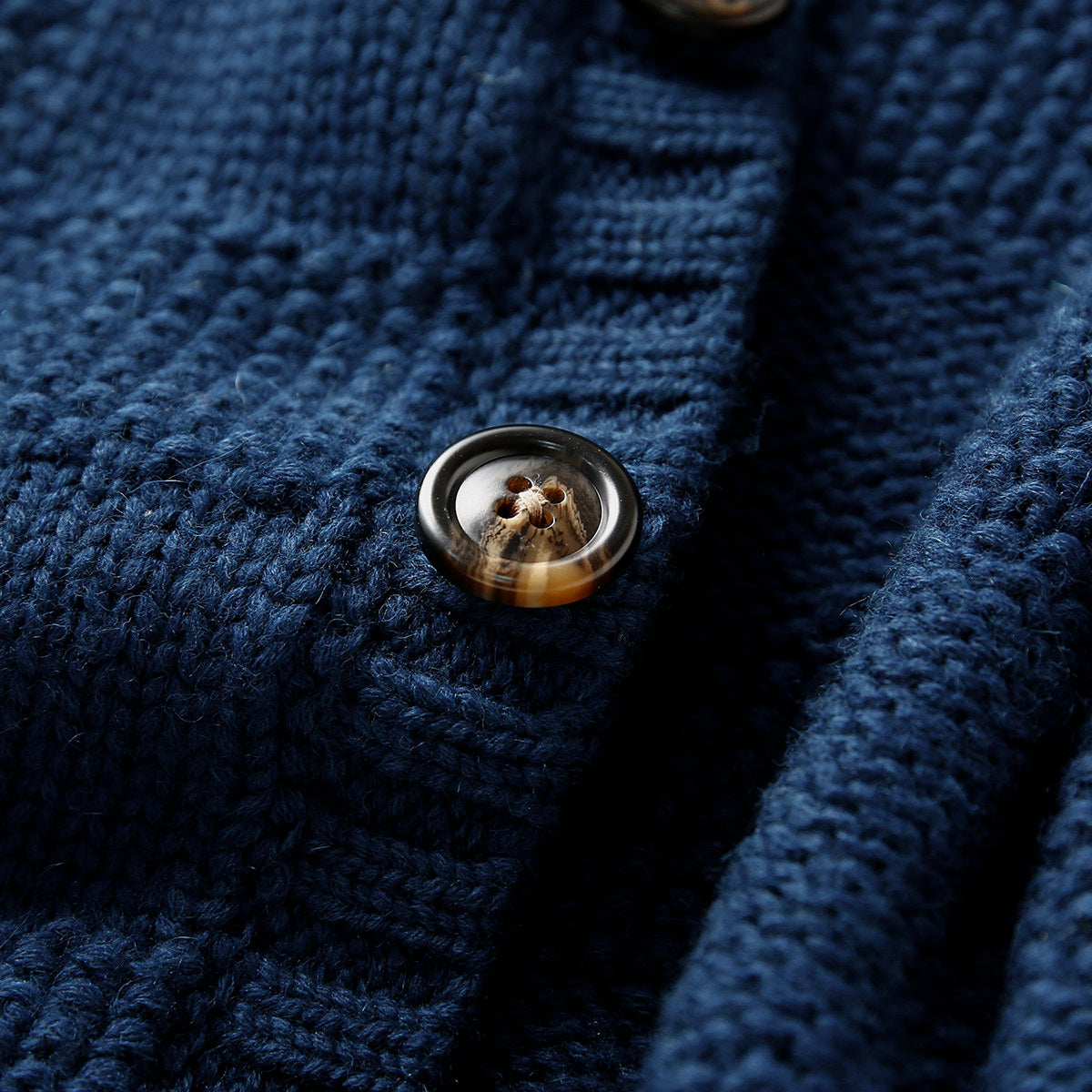 100% Wool Knit Cardigan – Heavyweight Old-School Workwear Men – Japanese vintage | yamalin clothes | Yamalinclothes