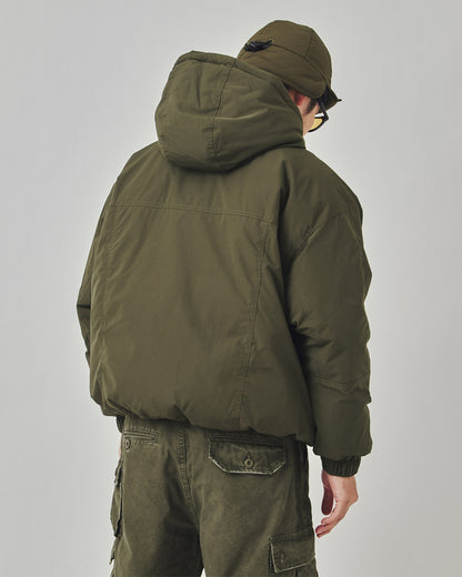 90% Down Hooded Puffer Jacket – Men's Oversized Short Warm Coat – Japanese vintage | yamalin clothes | Yamalinclothes