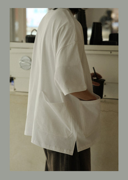 Japanese-style large wide short sleeve tee bat sleeve | Japanese vintage | yamalin clothes | Yamalinclothes