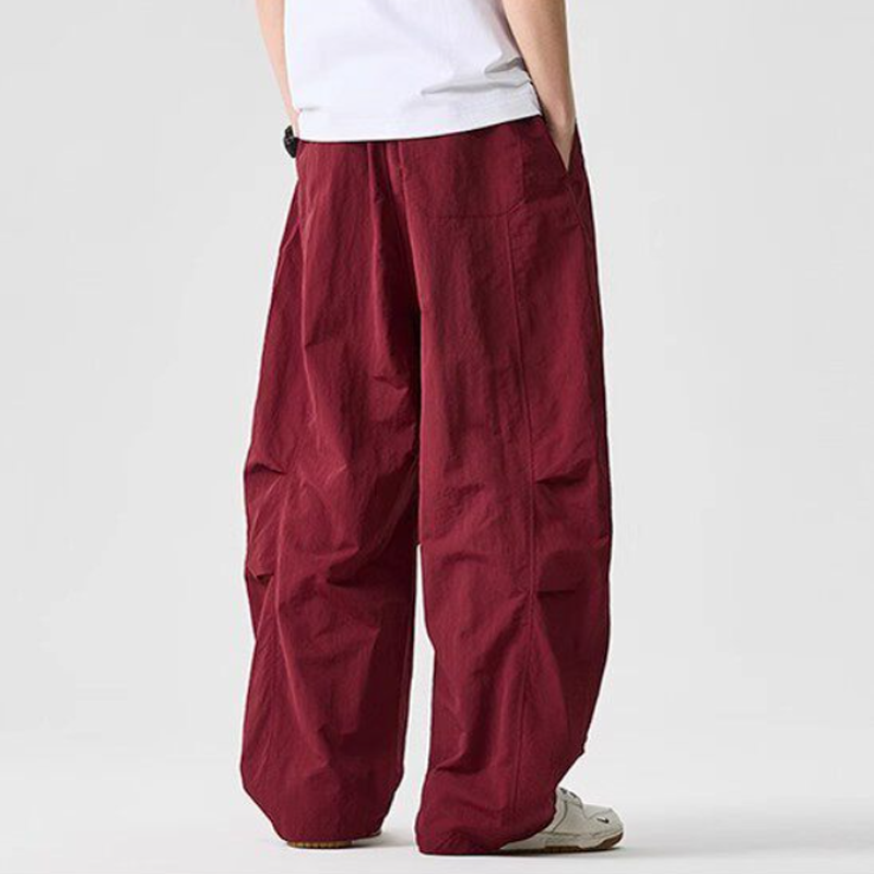 Lightweight Quick-Dry Wide-Leg Straight Pants – Loose Retro Casual Summer Unisex