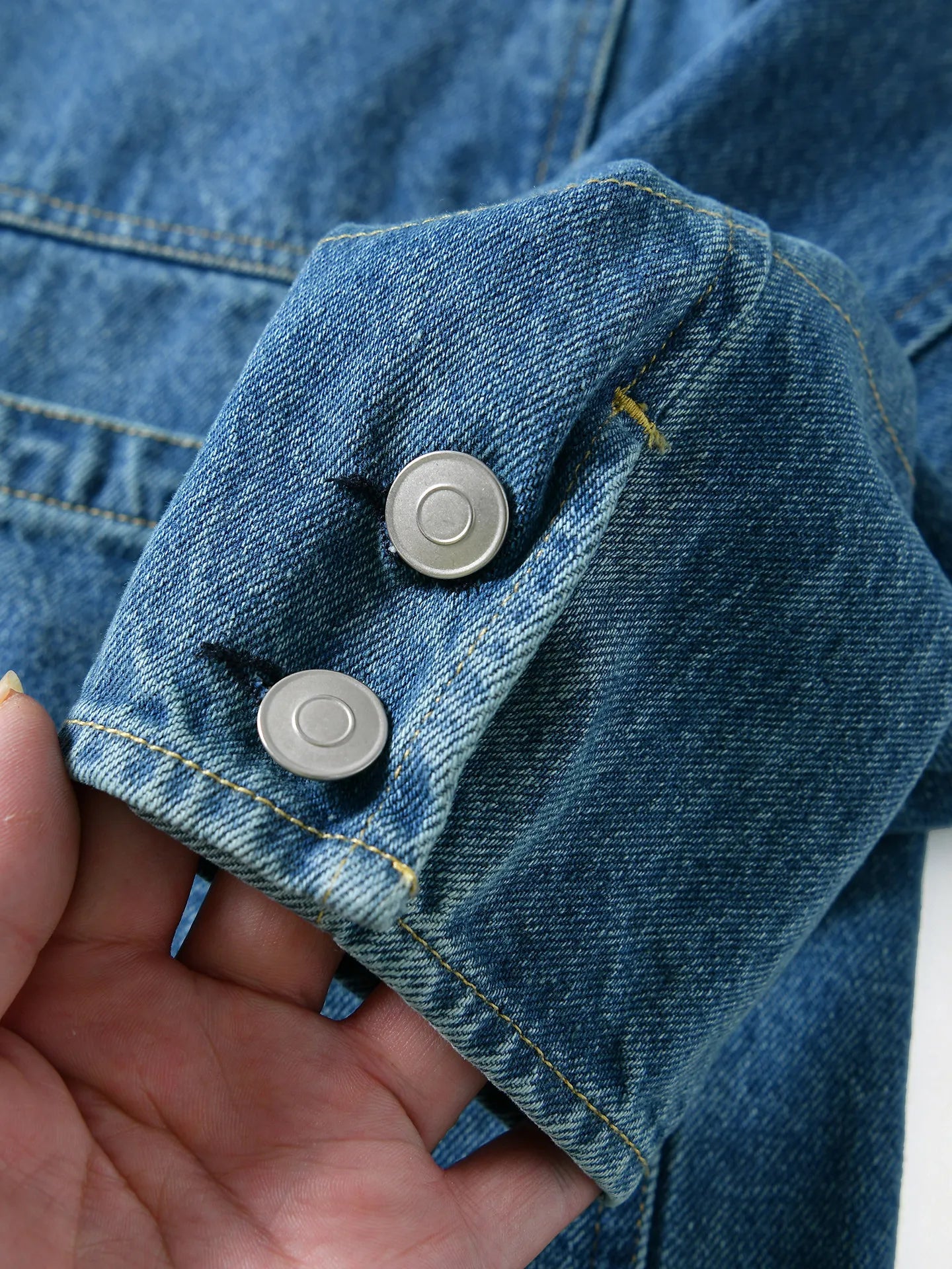 Cotton Washed Soft Lapel Denim Jacket – Casual Loose Men’s Spring Streetwear Coat – Japanese vintage | yamalin clothes | Yamalinclothes