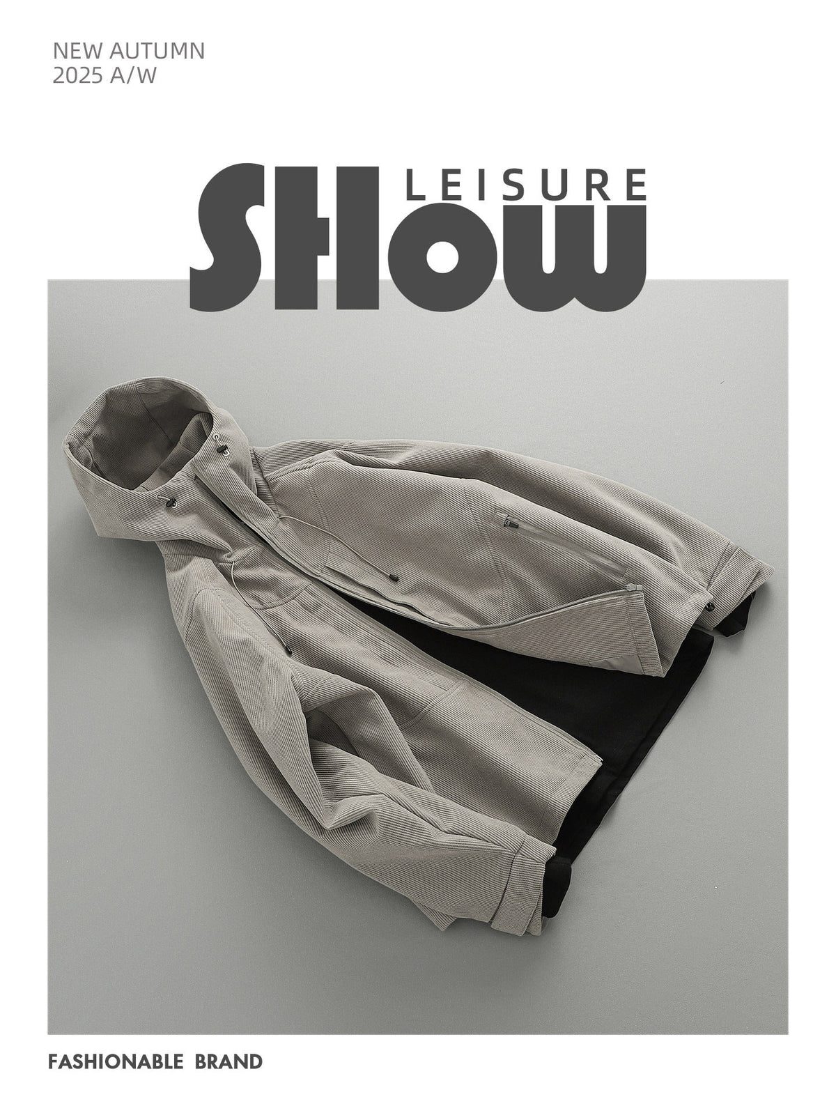 Curved Patchwork Corduroy Hooded Jacket – Functional Loose Outdoor Unisex – Coats Jackets | japanese streetwear | vintage workwear | unisex | Yamalinclothes