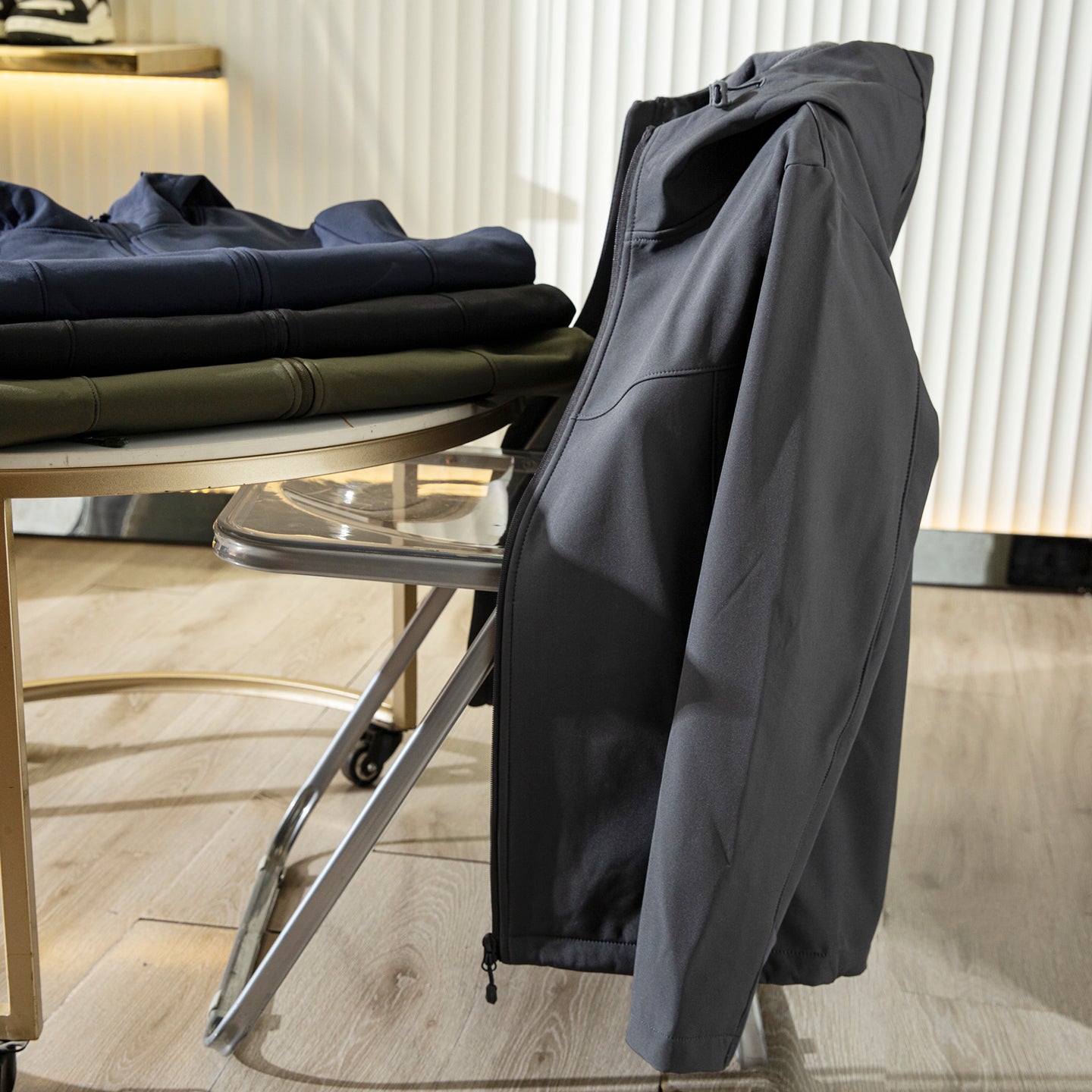 Men's Premium Fleece Thermal Soft Shell Jacket - Autumn Windproof Waterproof Thickened Hooded Coat