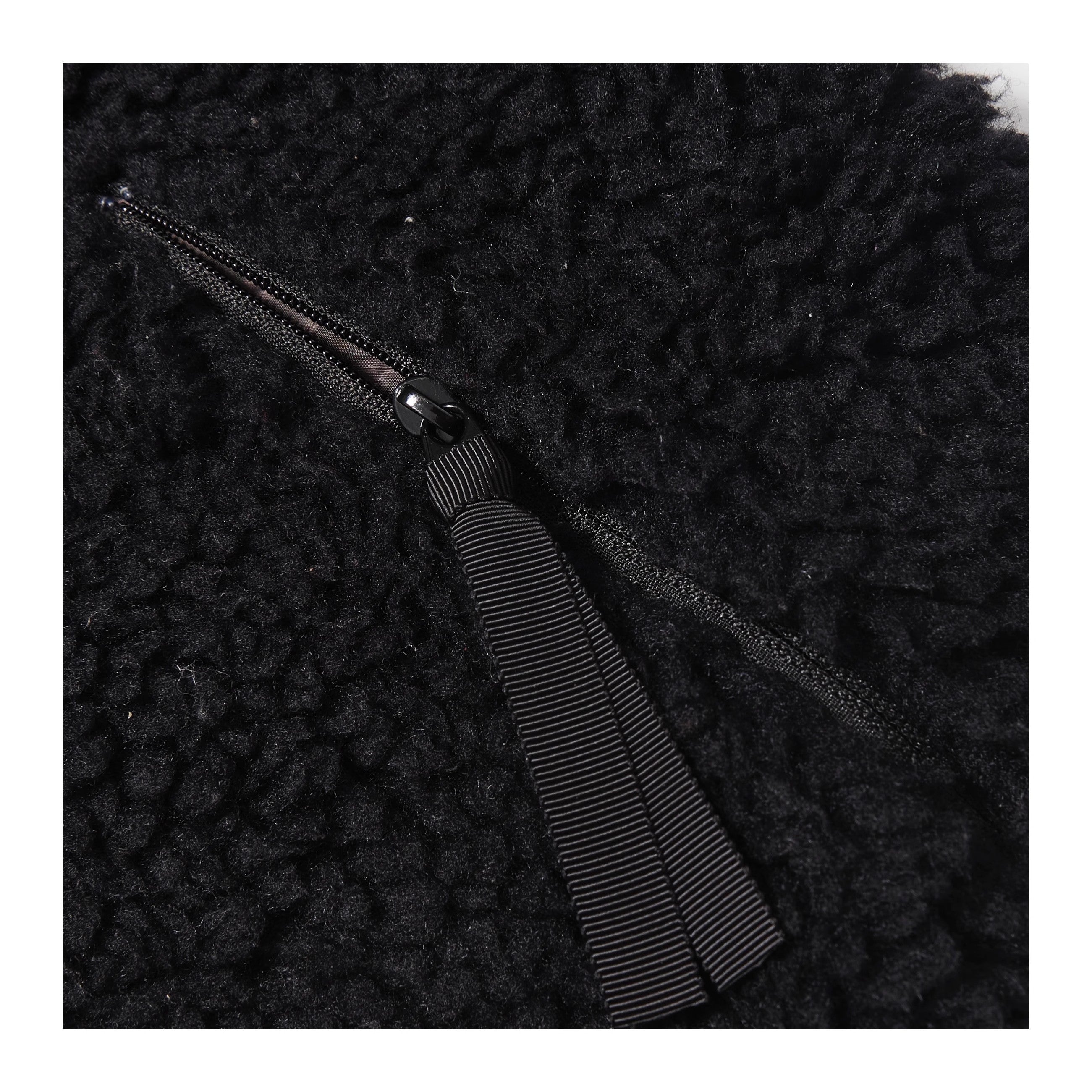 Reversible Lamb-Wool & Fleece Half-Turtleneck Jacket – KAPITAL 25AW (Unisex)