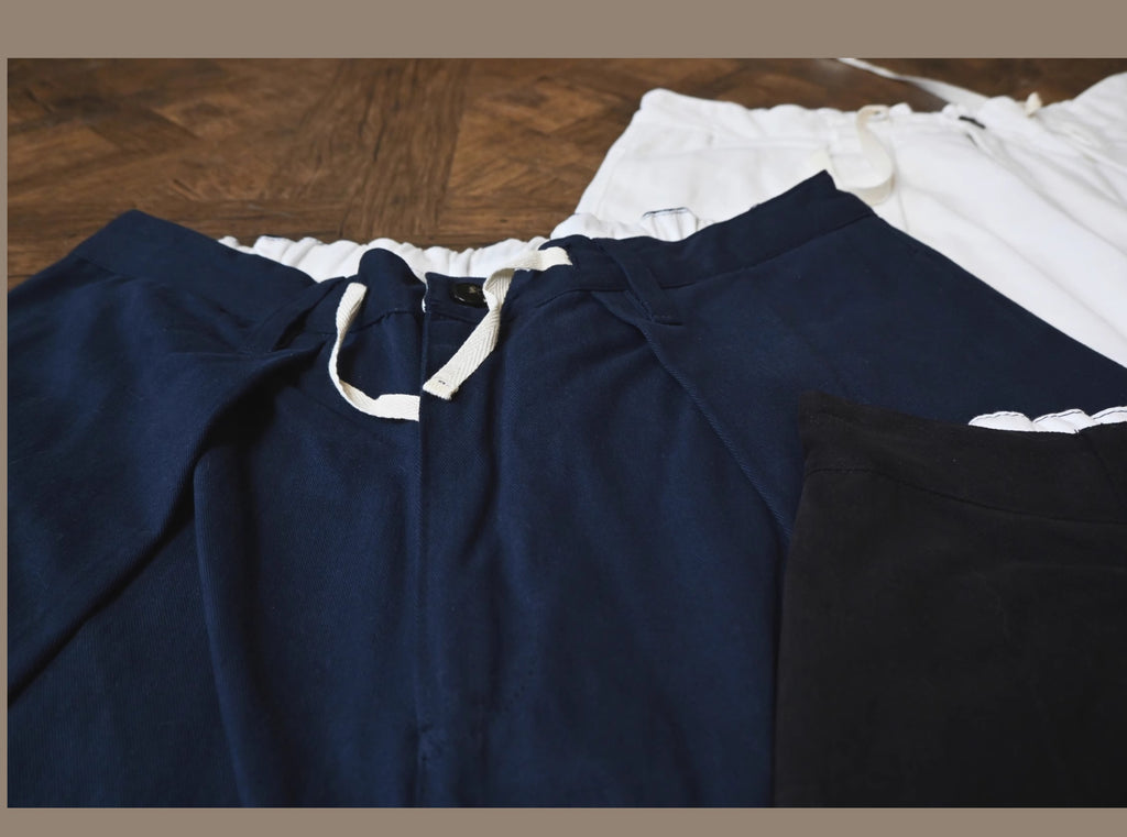 Vintage Oversized Cargo Shorts Balloon Pants A-Line Vintage Five-Point Shorts Trendy All-Cotton Japanese Style