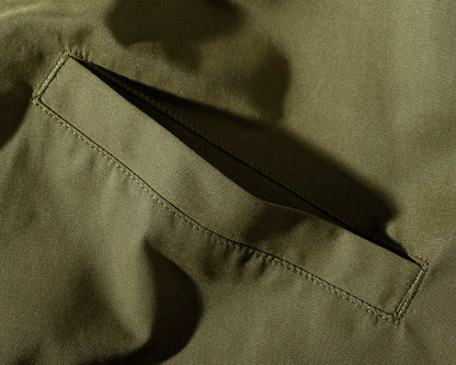 Japanese Retro Quilted Cotton Jacket - Baseball Collar Vintage Coat (Men)