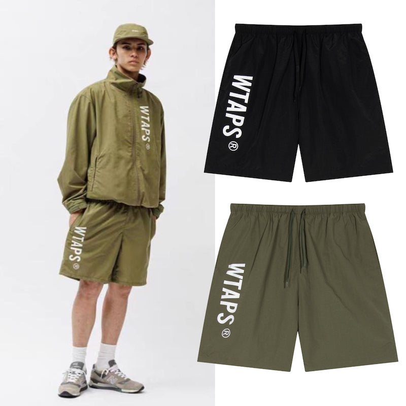 Japanese Outdoor Functional Retro Printed Sports Short Sleeve Quick-Drying Beach Shorts