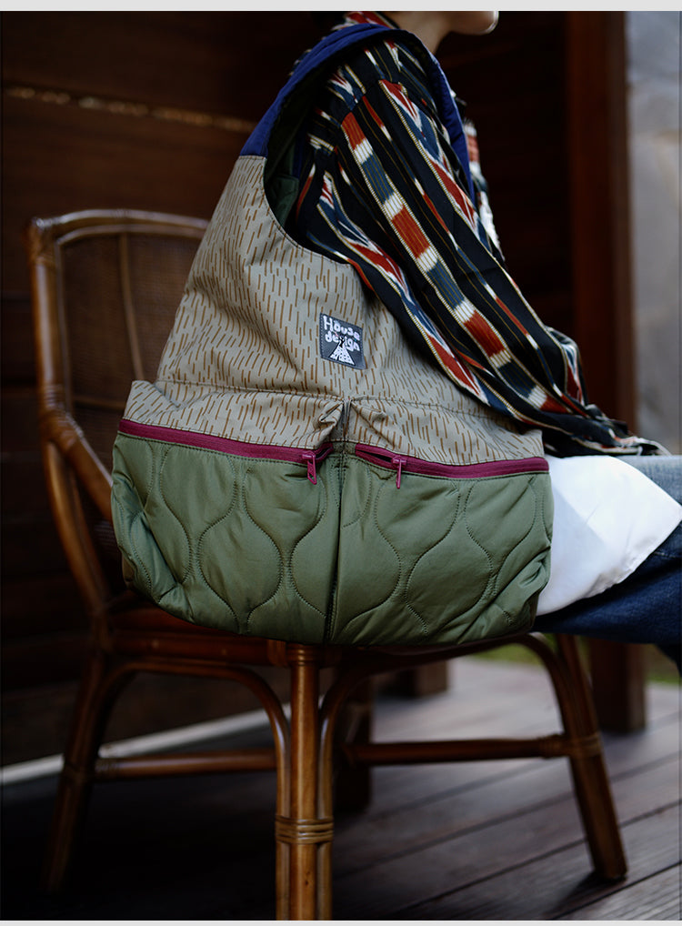 Original 2025 Spring New Retro Patchwork Design Single Shoulder Handbag Large Capacity Commuter Bag