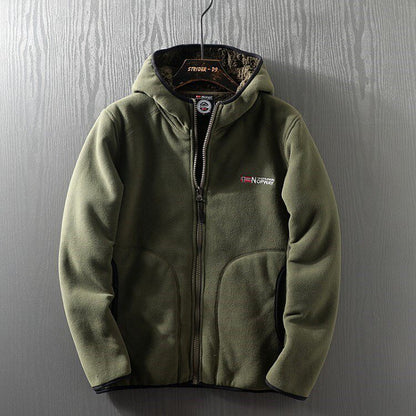 Professional Outdoor Men's Autumn and Winter Fleece-Lined Thickened Polar Fleece Warm Jacket | Japanese vintage | yamalin clothes | Yamalinclothes