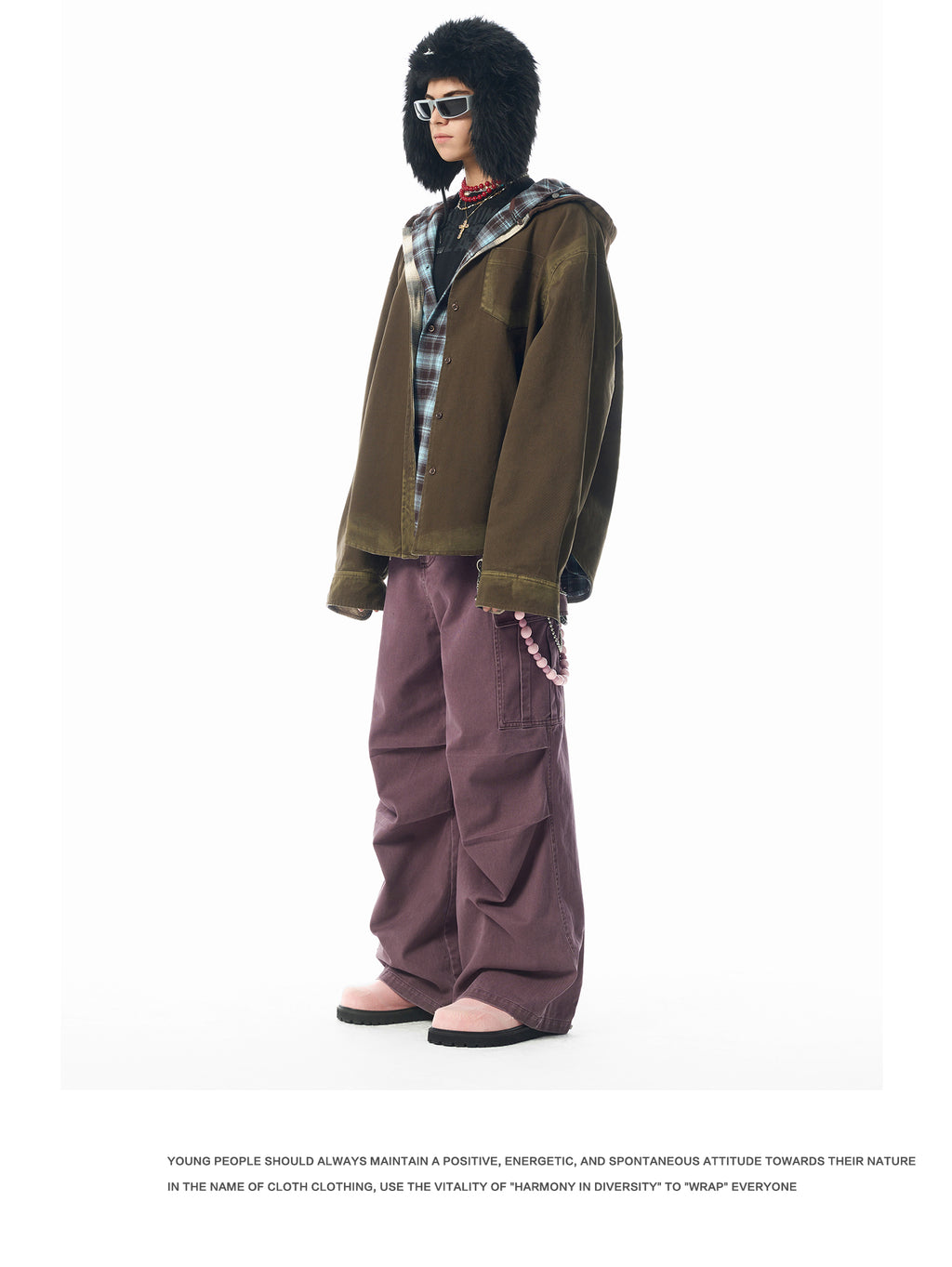 Vintage Reversible Hooded Plaid Jacket – Heavy Dual-Wear (Unisex)