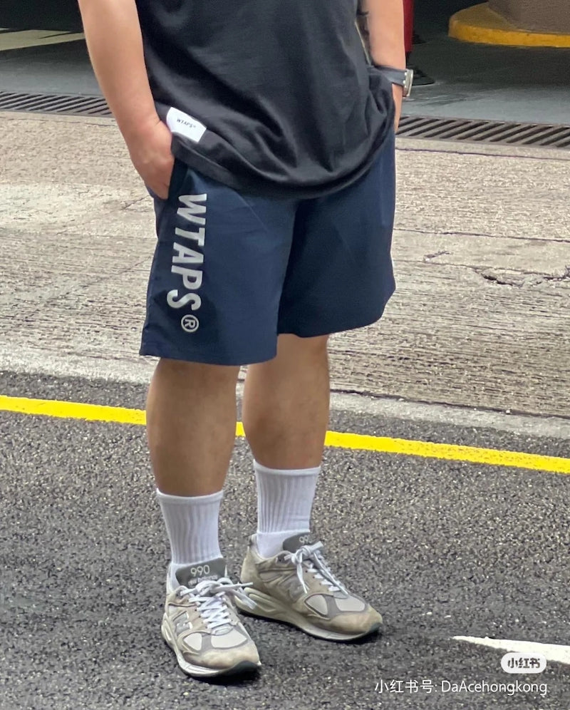 Japanese Outdoor Functional Retro Printed Sports Short Sleeve Quick-Drying Beach Shorts