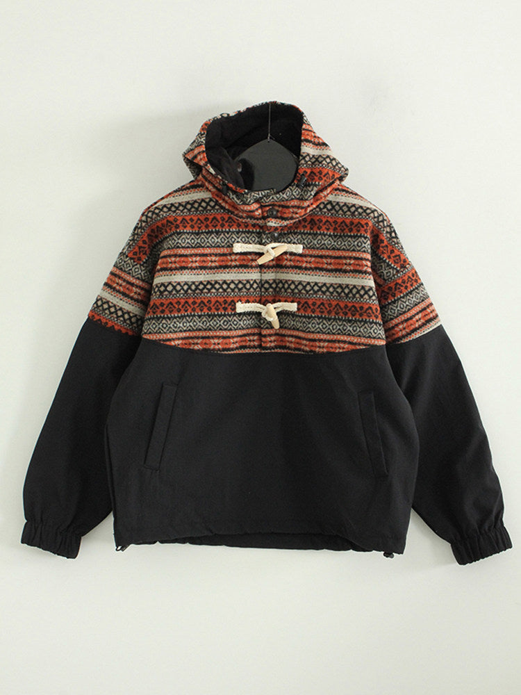 Nordic Toggle Button Hooded Anorak - 25AW Winter Jacket (Unisex)