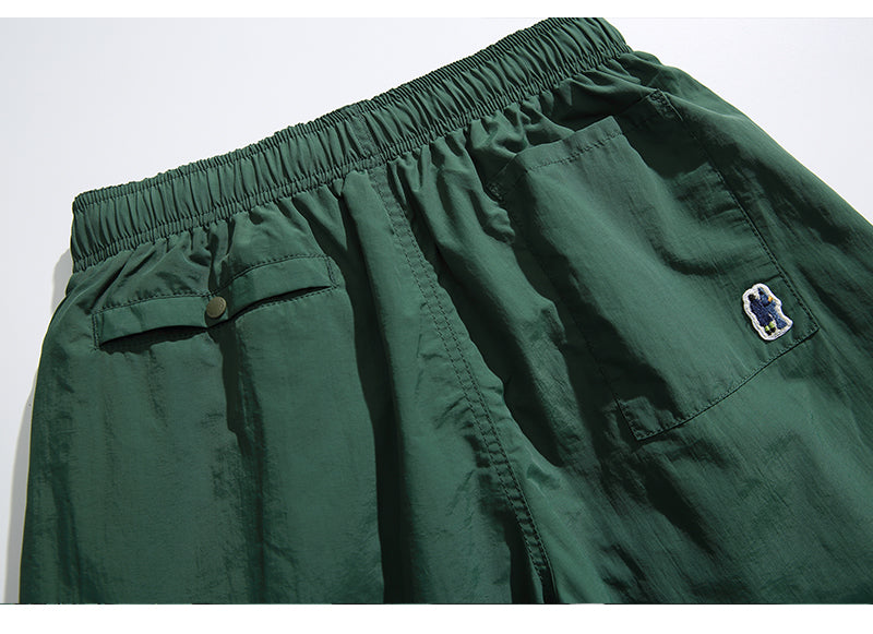 Unisex Japanese Style Summer Cargo Pants - Thin Quick-Dry Breathable Loose Paratrooper Pants