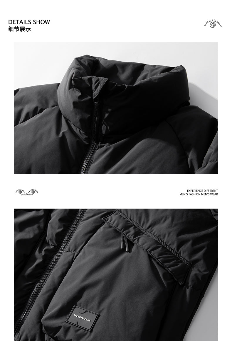 Portugal High Fill Power 85% Duck Down Jacket – 2025 Thickened Winter Coat for Men