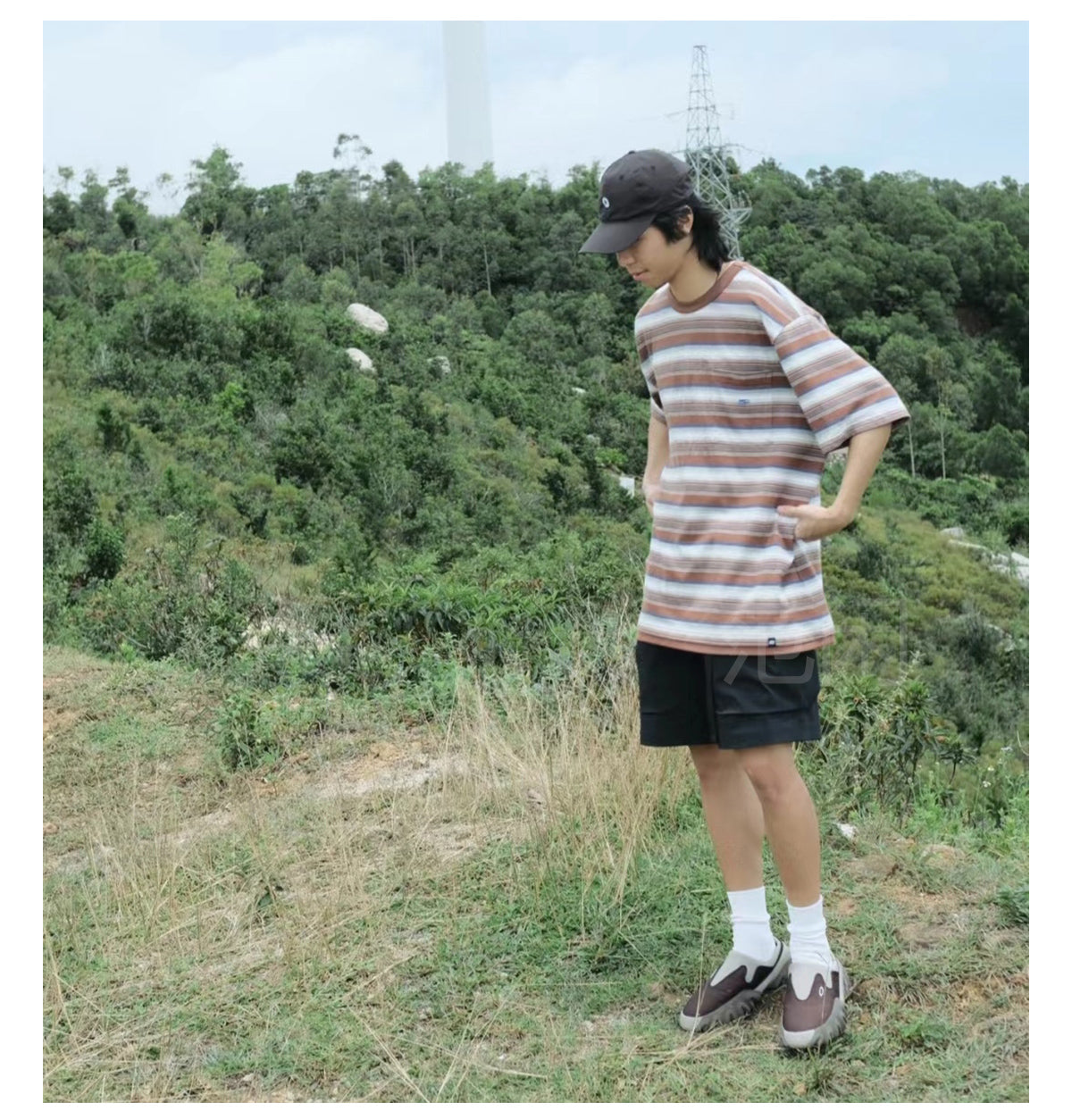 Japanese Style Outdoor Lightweight Functional Waterproof Shorts Loose Casual Large Pocket Cargo Shorts Summer