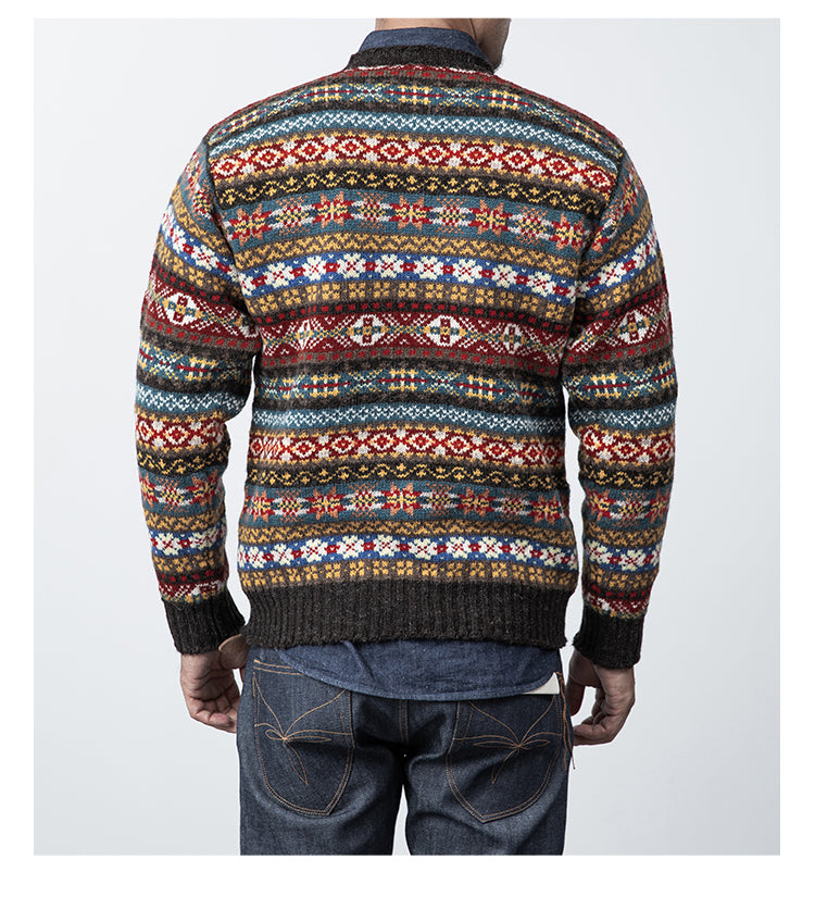 Jamiesons 130-Year Fair Isle Wool Sweater – Scottish Heritage Knit (Unisex)