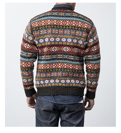 Jamiesons 130-Year Fair Isle Wool Sweater – Scottish Heritage Knit (Unisex)