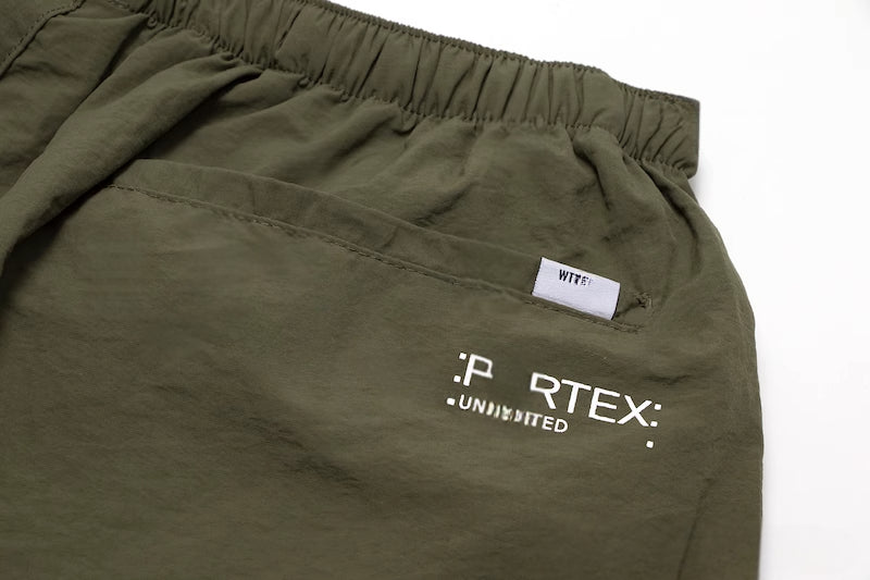 Japanese Outdoor Functional Retro Printed Sports Short Sleeve Quick-Drying Beach Shorts