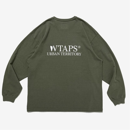 Japanese Style Heavy Cotton Crew Neck Long Sleeve T-Shirt 2023 New Base Shirt Letter