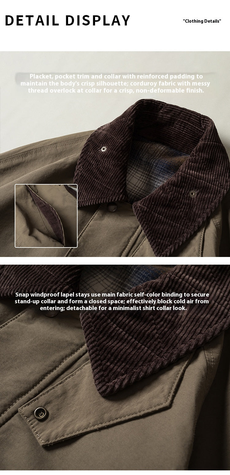 Vintage Safari Cargo Jacket – Short Loose Barn Style (Unisex)