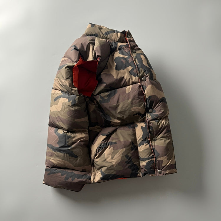 Men's Reversible 90% White Duck Down Camouflage Vest