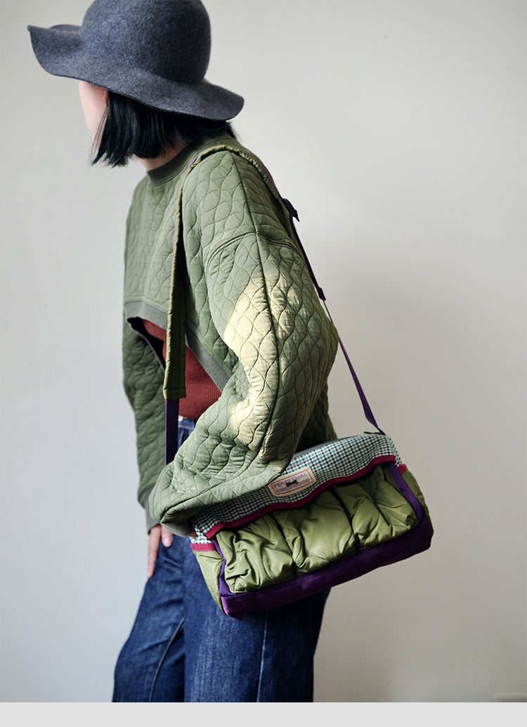 Original Design Autumn and Winter Shoulder Bag Fashion Messenger Bag Niche Lightweight Boston Bags Women