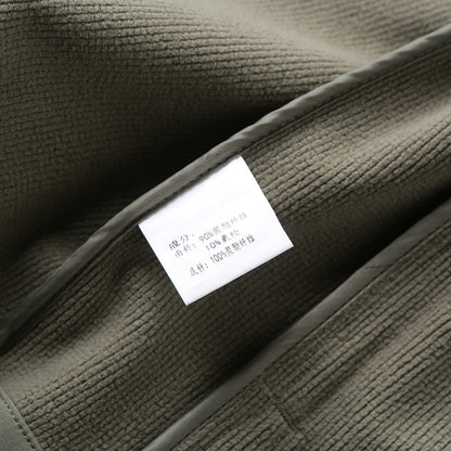 Men's Plus Size European American Style Soft Shell Jacket - Autumn Winter Windproof Waterproof Fleece Coat