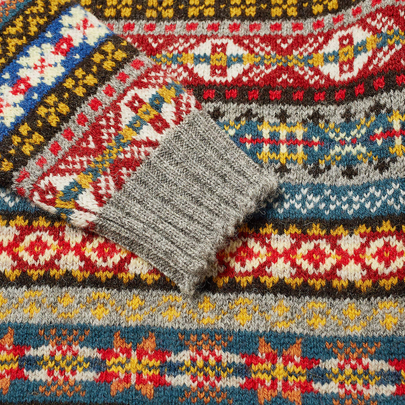 Jamiesons 130-Year Fair Isle Wool Sweater – Scottish Heritage Knit (Unisex)