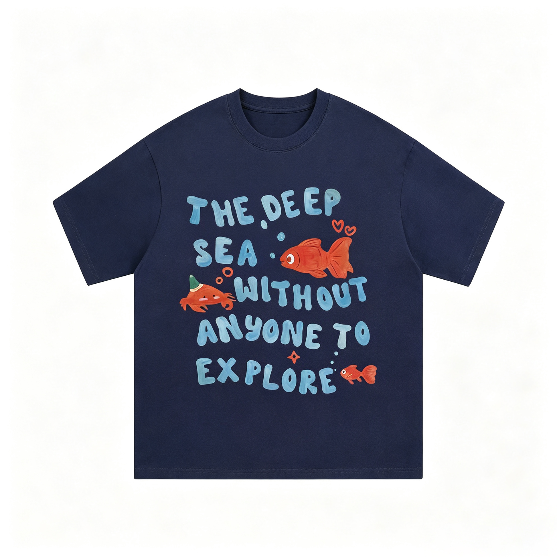 Alphabet Cartoon Print Loose T-Shirt – Vintage Unisex Casual Streetwear – Japanese vintage | yamalin clothes | Yamalinclothes