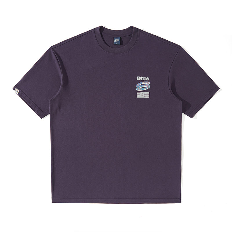 Lanqi Summer New Trend American Retro Heavy Cool T-Shirt Couple Short Sleeve Men