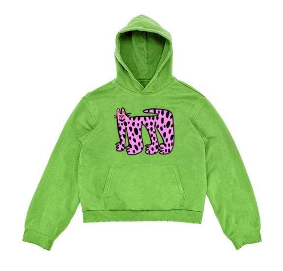 Heavyweight American Retro Artist Series Hoodie – Large-Size Streetwear (Unisex)