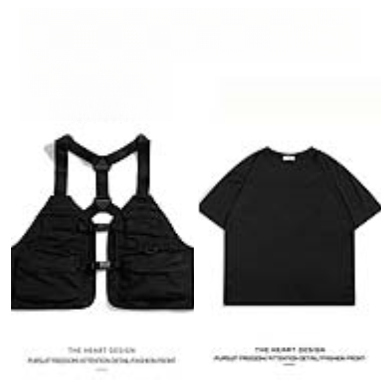 Men's Mountain-Style Outdoor Workwear Vest – High Street Casual Multi-Pocket Vest Jacket for Autumn & Winter