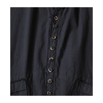 25AW Kapital Kazuhiro Hirata Cotton-Linen Shirt – Double Pocket, Irregular Button, Loose Japanese Streetwear