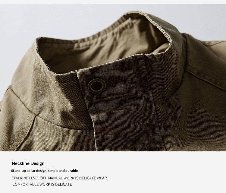 Japanese Vintage Multi-Pocket Denim Shirt – Loose Fit Utility Workwear Overshirt for Men – Japanese vintage | yamalin clothes | Yamalinclothes