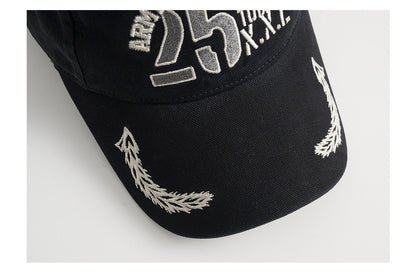 American Vintage Contrast Embroidered Baseball Cap – Washed Unisex – cap | japanese streetwear | vintage workwear | unisex | Yamalinclothes