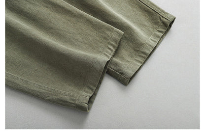 100% Cotton Loose Straight Slacks – Japanese Retro Unisex – Pants | japanese streetwear | vintage workwear | unisex | Yamalinclothes