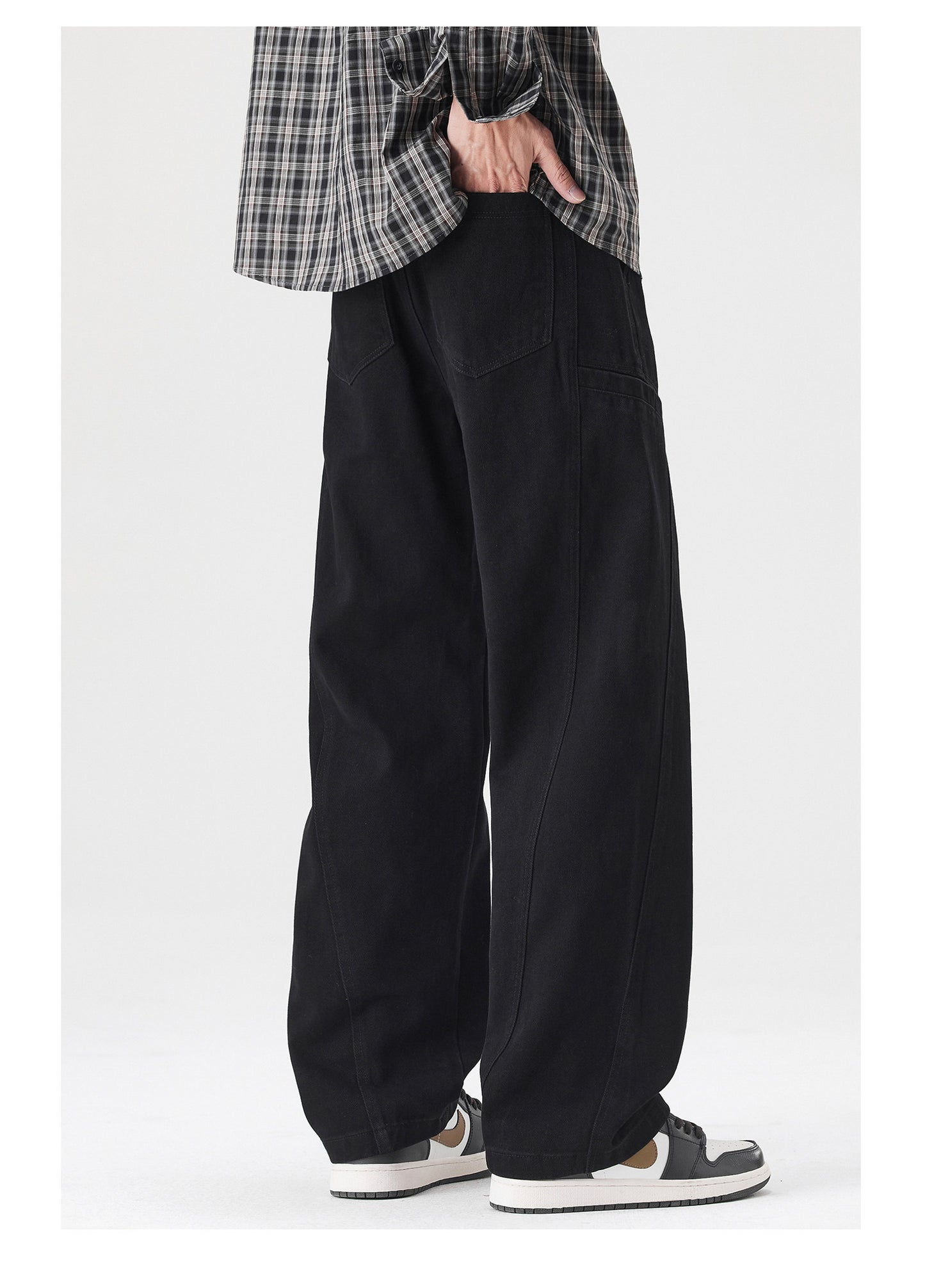 Spring New Cotton Japanese Ami Clicker Straight Cargo Pants Men's Trendy Wide-Leg Slacks | Japanese vintage | yamalin clothes | Yamalinclothes