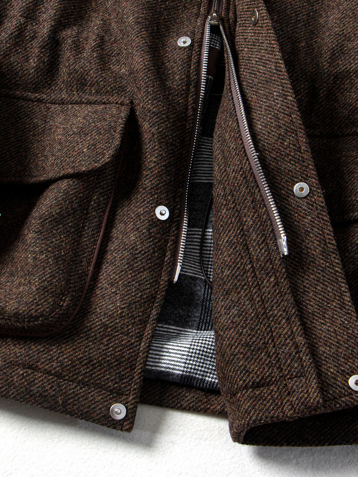 Wool Blend Safari Jacket – Drawstring Waist | Yamalinclothes