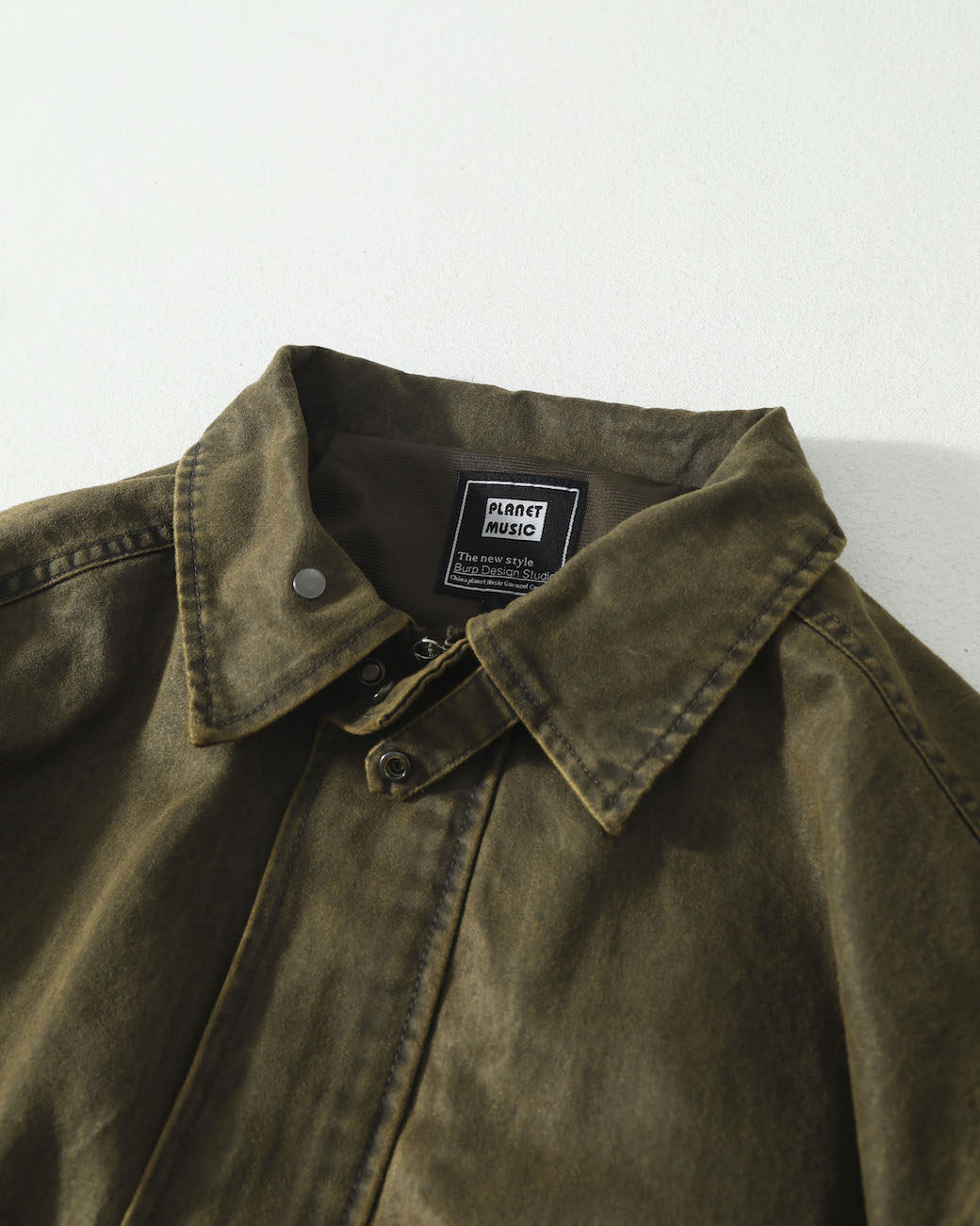 Washed Windproof Workwear Jacket – Vintage Loose Unisex