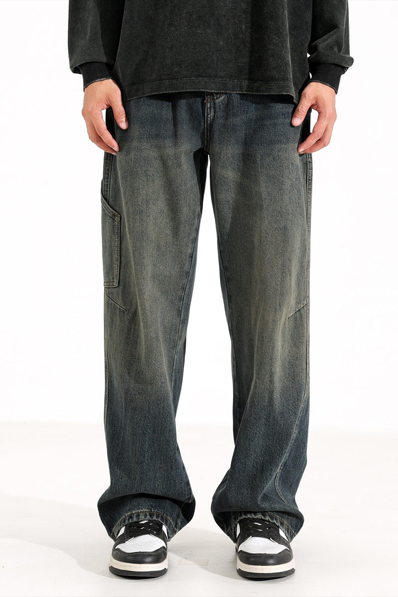 Cargo Jeans – Vintage Wash & Wide Leg | Yamalinclothes